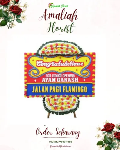 Bunga Papan Congratulation di Samasi